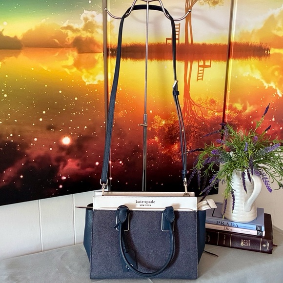 Kate Spade Cameron Denim Satchel - Picture 3 of 15